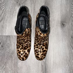 White House Black Market Shoes Whbm Cheetah Haircalf Bootie