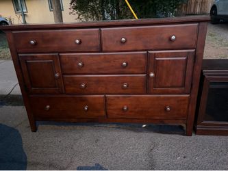 Vanity with mirror and tv stand