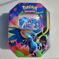 Pokemon Mega Charizard Tin (Mega Charizard X) - Miscellaneous Cards & Products (MCAP)