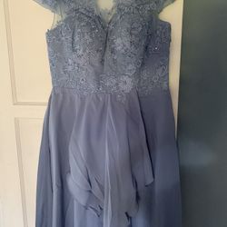 Dusty Blue Dress