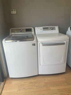 Washer and electric dryer