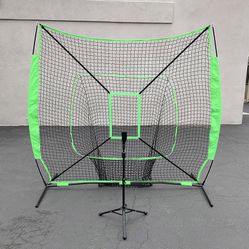 Brand New $75 Baseball Softball Practice Set (Include 7x7ft Net and Ball Tee) Batting Training