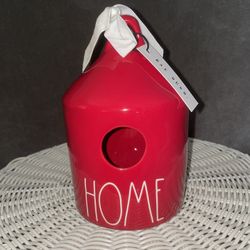 Rae Dunn Red Birdhouse
