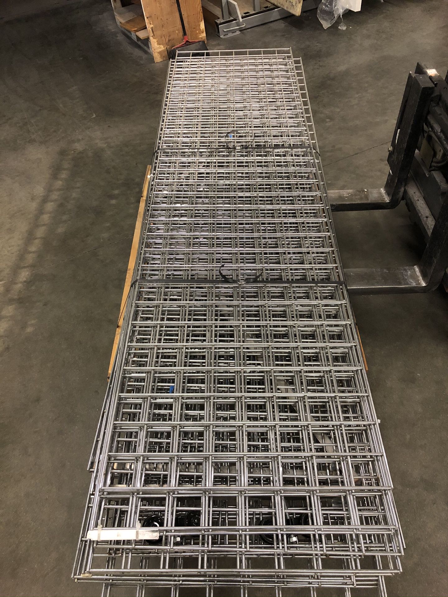 Brand new Stainless Steel grid panels 2’x8’ for retail stores. 20 pcs available: $14 each