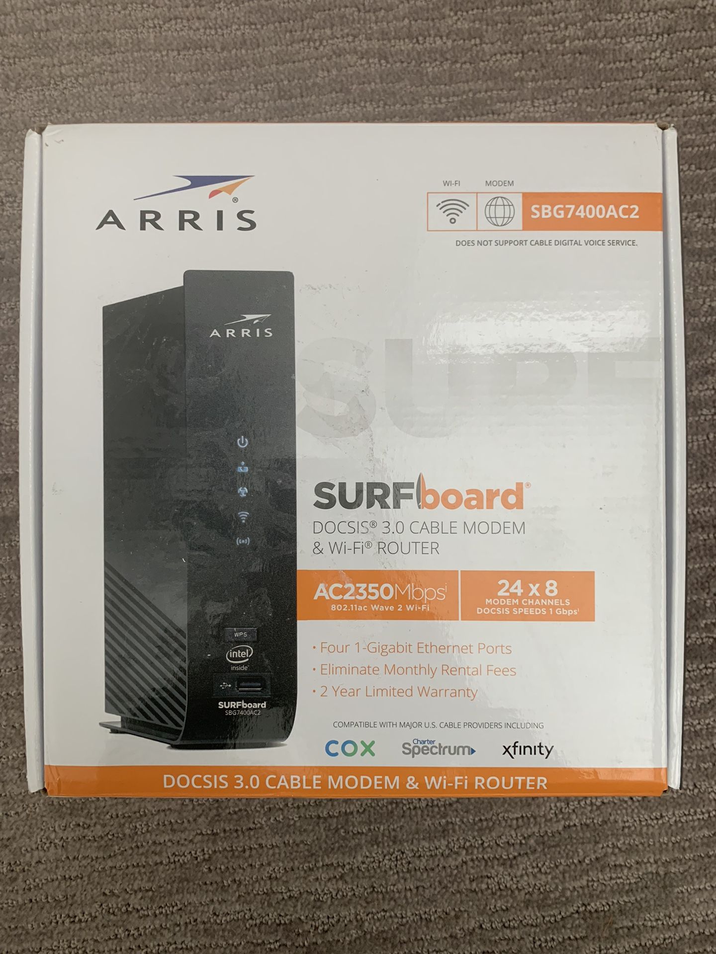 Arris SURFboard DOCSIS 3.0 Cable Modem & Wi-Fi Router