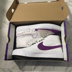 Nike Zoom Blazer Edge SB Mid White Viotech Size 11.5