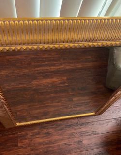 Large Gold Framed Mirror