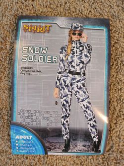 Winter Soldier Full Body Costume Size L