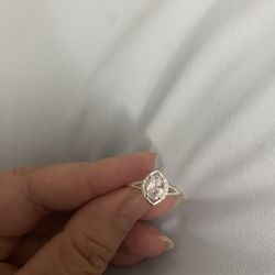 Real 925 Sterling Silver Wedding Ring Size 7