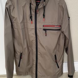 Prada Zipper Hoodie Rain Jacket M