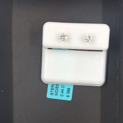 Real Lab Grown Diamond Sterling Silver 0.44 Crew