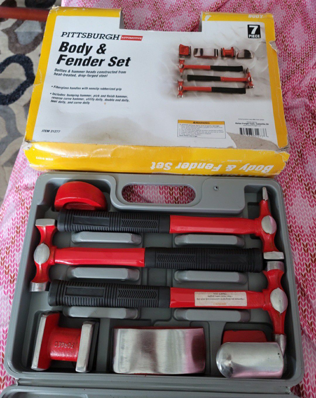 Body and Fender 7 piece tool set