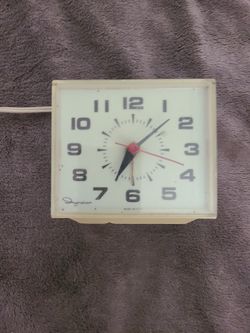 Mid-century Ingraham Alarm Clock. Made In USA