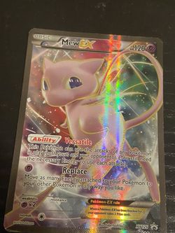 Mew EX full Art Hollow Pokémon Card