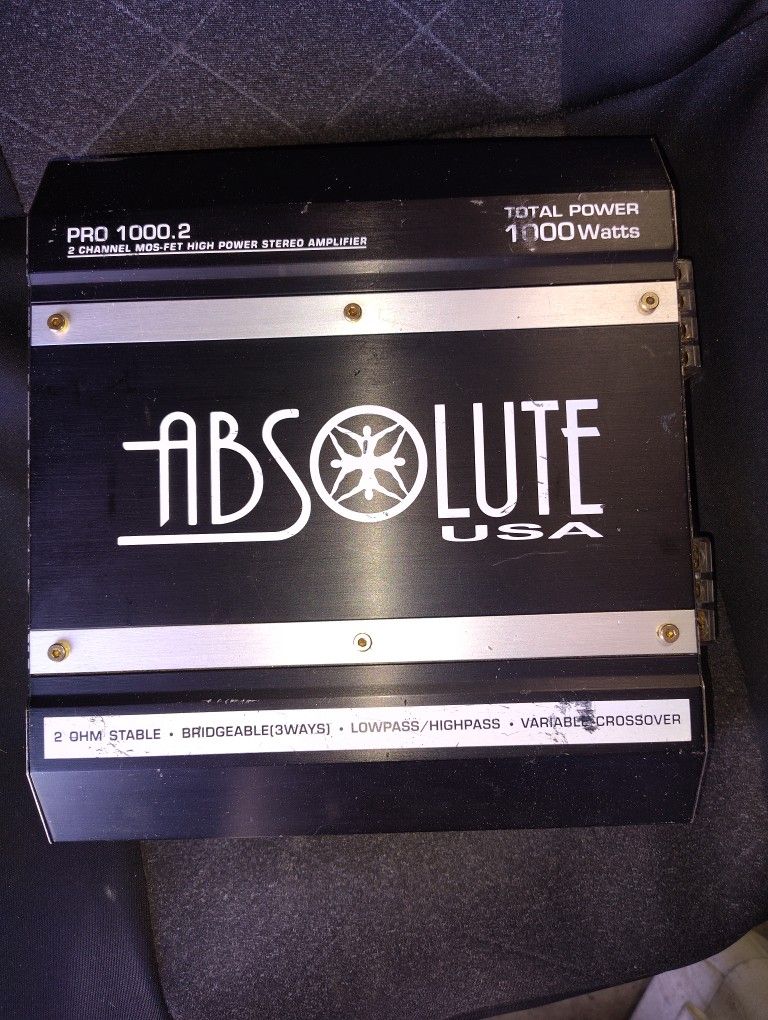 Absolute 1000watt Amp