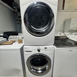 Whirlpool Washer And Dryer Set Stacked 27 "width Large Capacity 