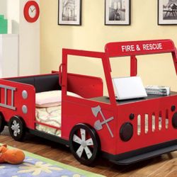 Brand New Fire Truck Twin Bed