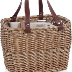 Picnic Time Terrabella Handwoven Picnic Basket