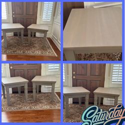 Refinished End Tables 26”D, 28”W, 25”T