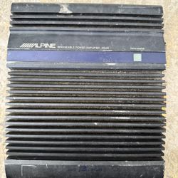 Old School Alpine Bridgeable Amplifier 3548, Not JL Audio, Bose, Jbl 