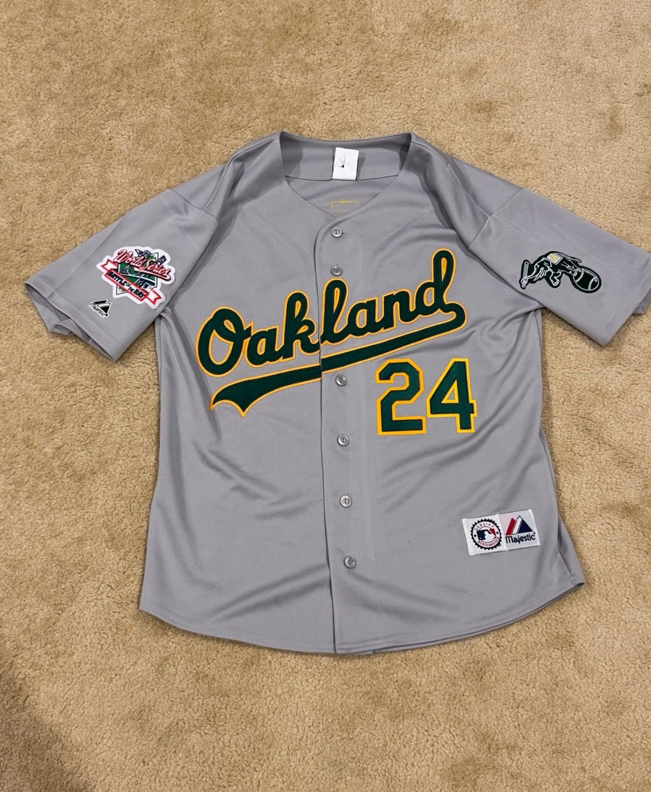 Rickey Henderson Oakland A’s Jersey Size Large