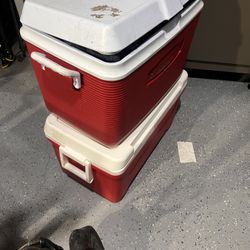 Two Portable Coolers