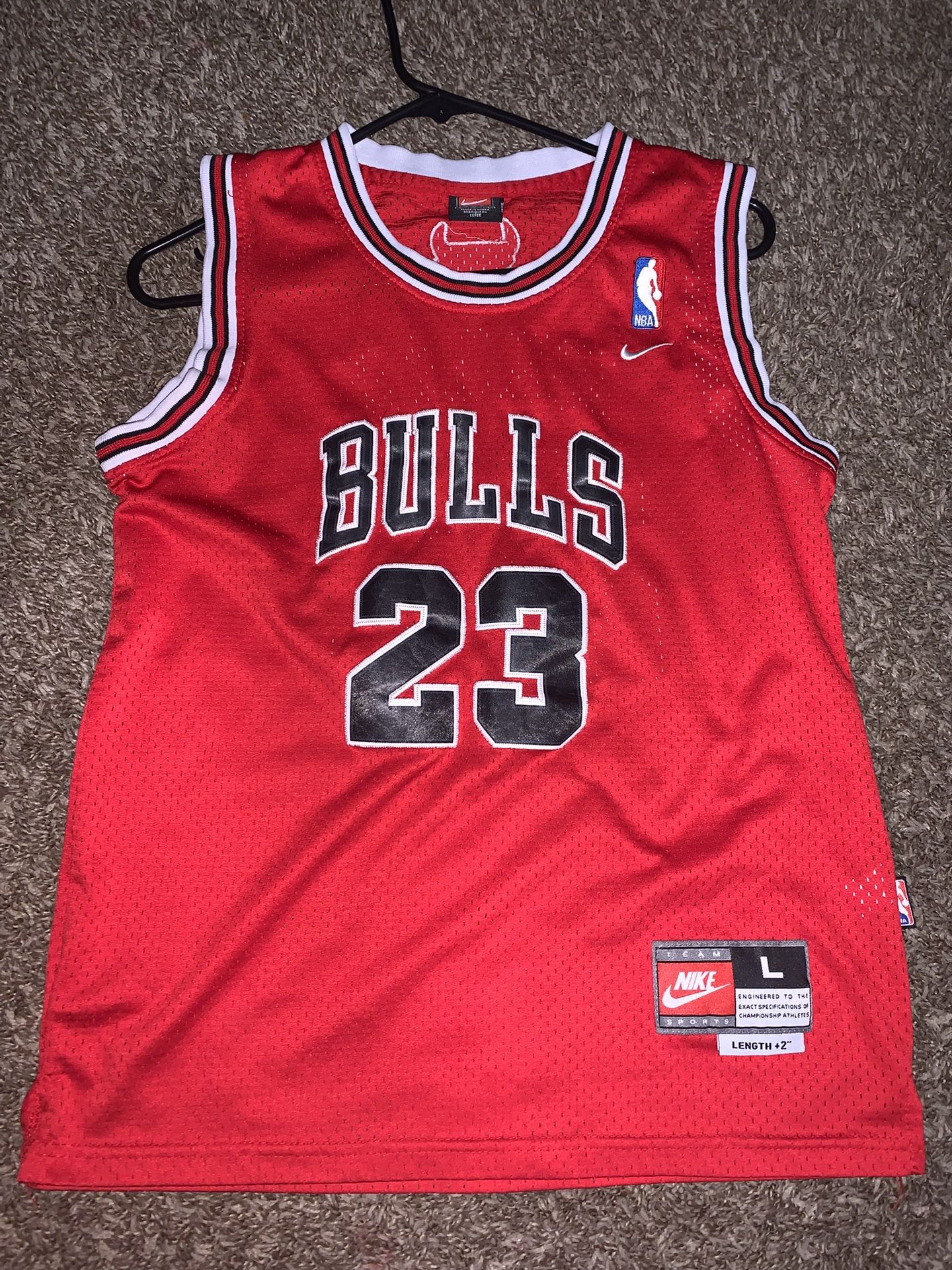 VINTAGE 90S NIKE CHICAGO BULLS JORDAN #23 JERSEY Made in Korea size L