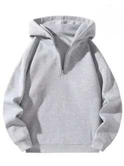 New Gray Hoodies - Sizes S to XXL