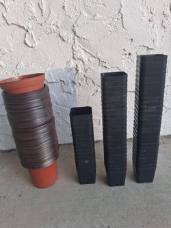 2" and 4" Nursery pots for plants