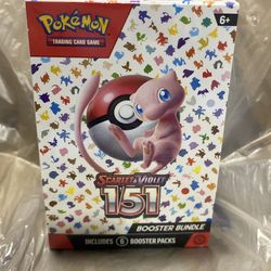 Scarlet and Violet 151 booster bundle