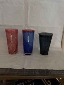 Used Glass Starbucks Cups 