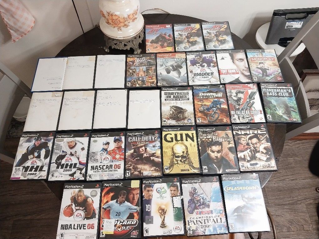 32 PS2 Games 