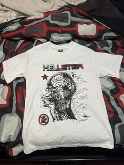 red and white hell star shirt