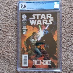 Dark Horse Comics Star Wars Jedi vs Sith #1Graded 9.6