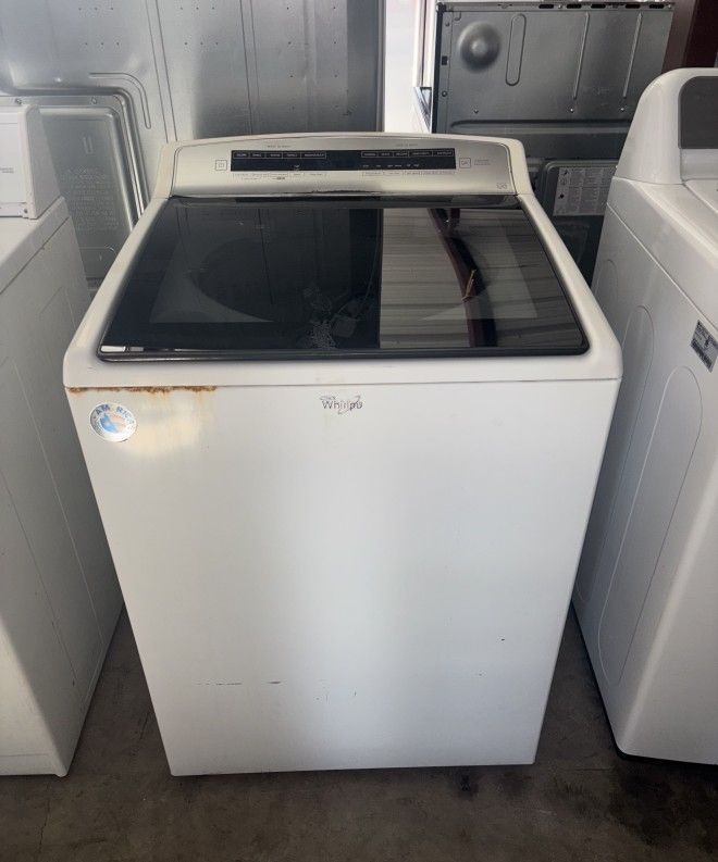 White Whirlpool Washer