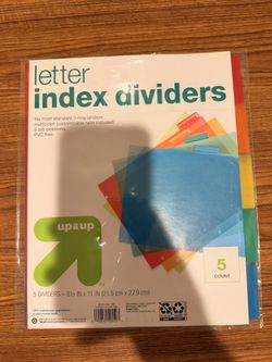 Index Dividers 