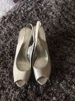 Beige Nine West heels