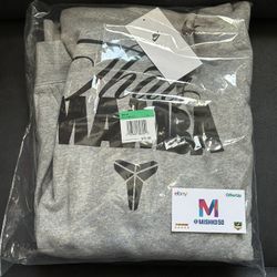 Nike Kobe That’s Mamba Grey Hoodie Sweatshirt Mentality Mambacita Jordan Sz XL Halo Shirt Match Reverse Grinch Basketball Shoes