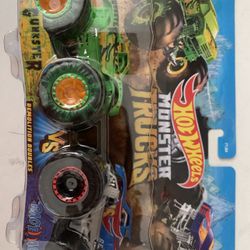 Gunkster Vs Race Ace Demolition Doubles Monster Trucks Hotwheels