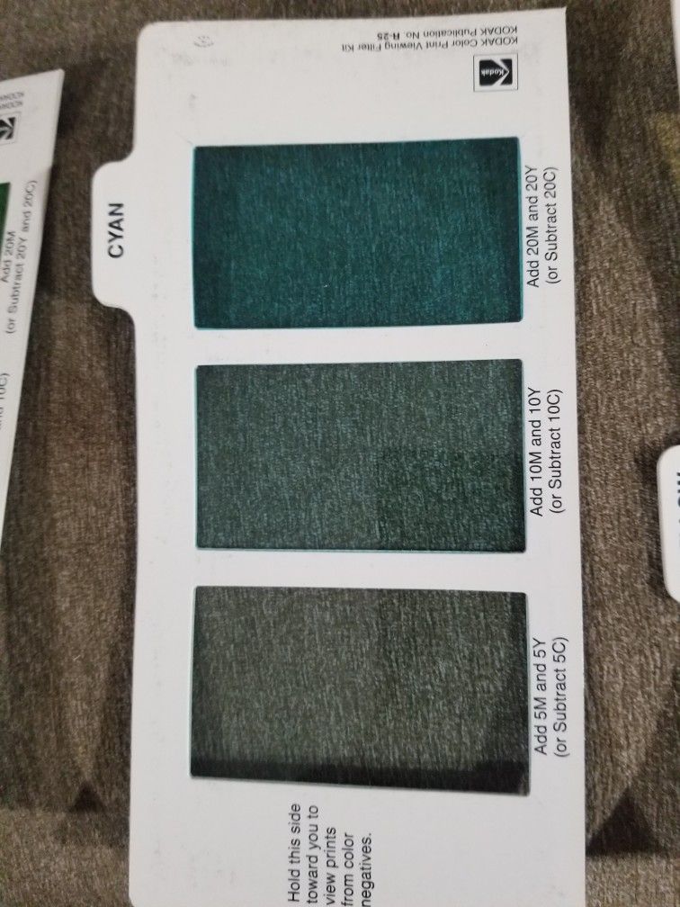 Kodak Color Print Viewing Filter Kit for Sale in Glendale, CA
