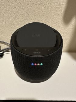 Belkin SoundForm Elite Hi-Fi Smart Speaker + Wireless Charger With Google Assistant