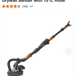 WEN Drywall Sander, Variable Speed with 15 ft. Hose (6369)