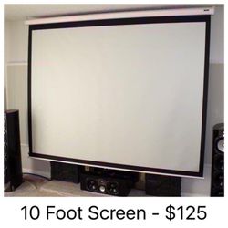 10 Foot Projector Screen
