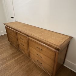 Albright & Zimmerman Honey Brown Walnut Dresser