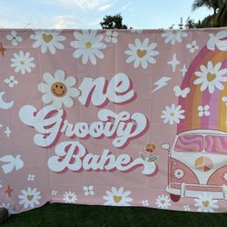 One Groovy Babe Banner