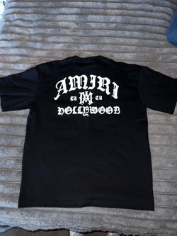 amiri hollywood black shirt