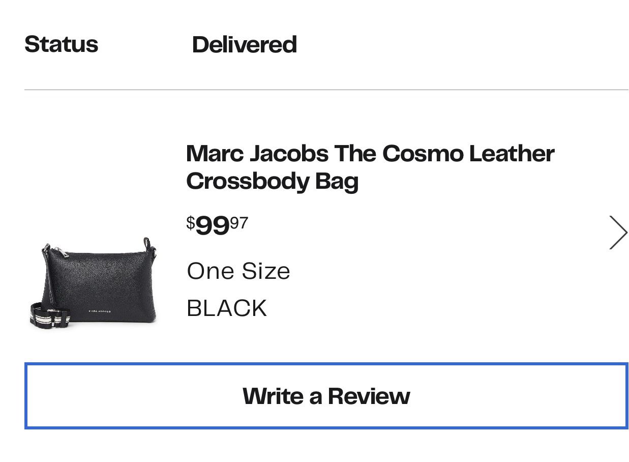 Marc Jacob’s Leather crossbody