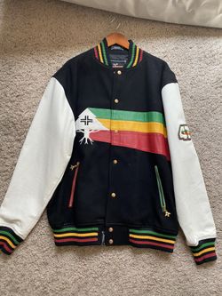 LRG (Lifted Research Group) Genuine Leather never worn Letterman’s jacket a XXL