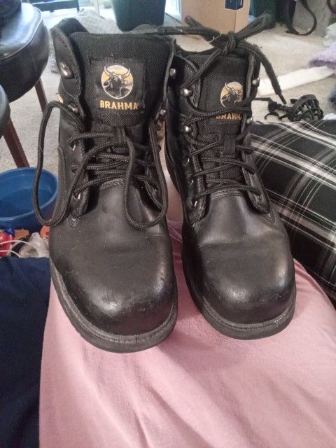 Men's Size 11w Steel Toe Work Boots