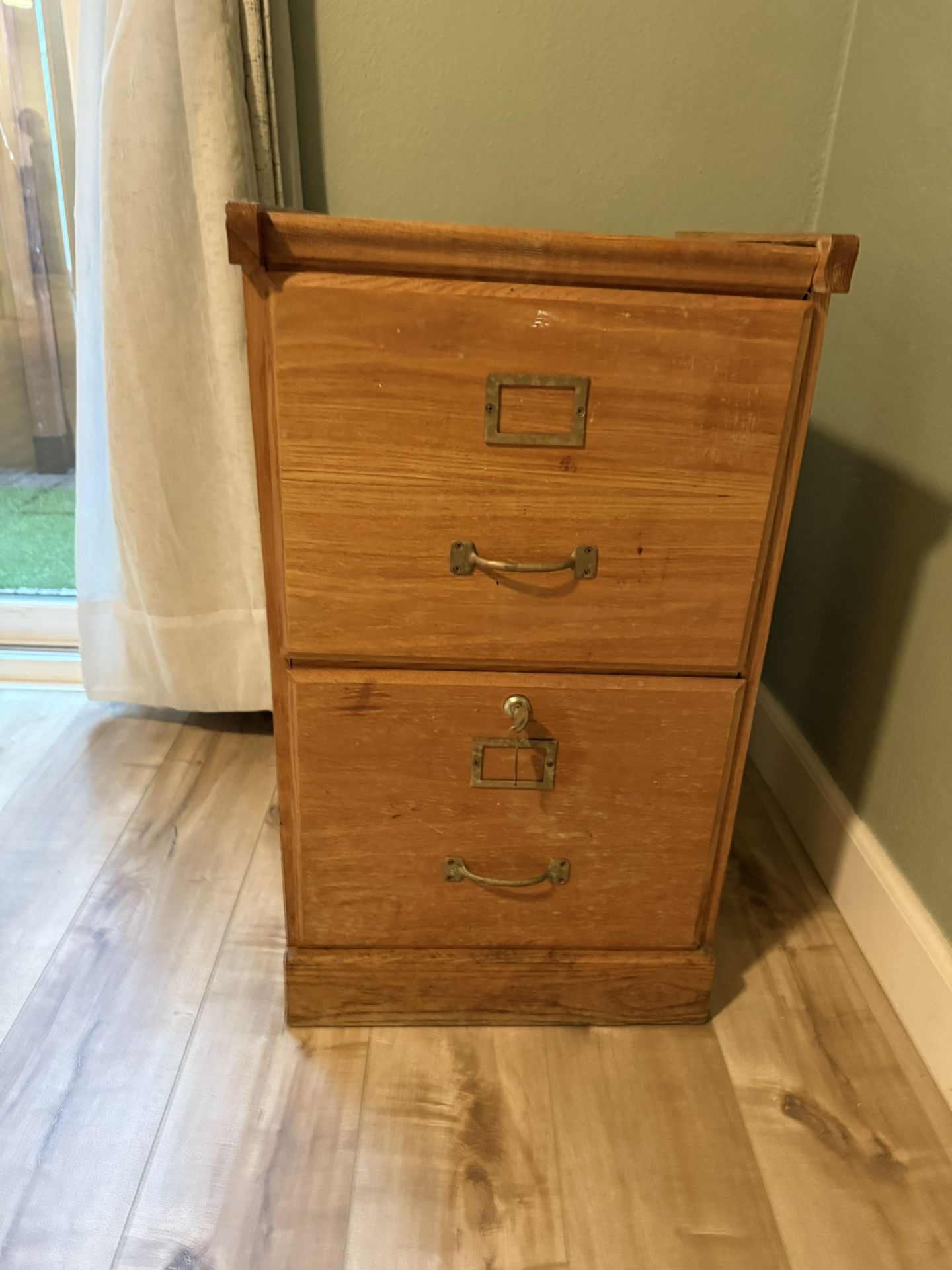 Wooden Filing Cabinet